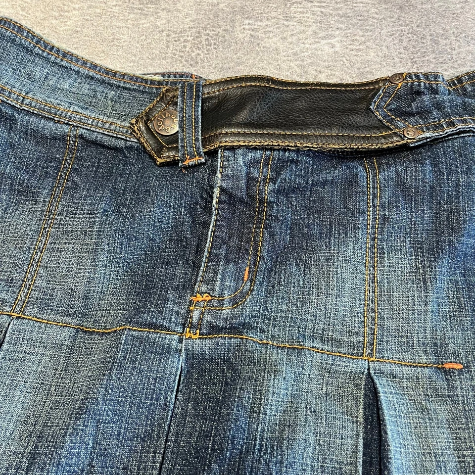 Dollhouse Y2k Denim Mini Pleated Skirt - Image 2 of 4