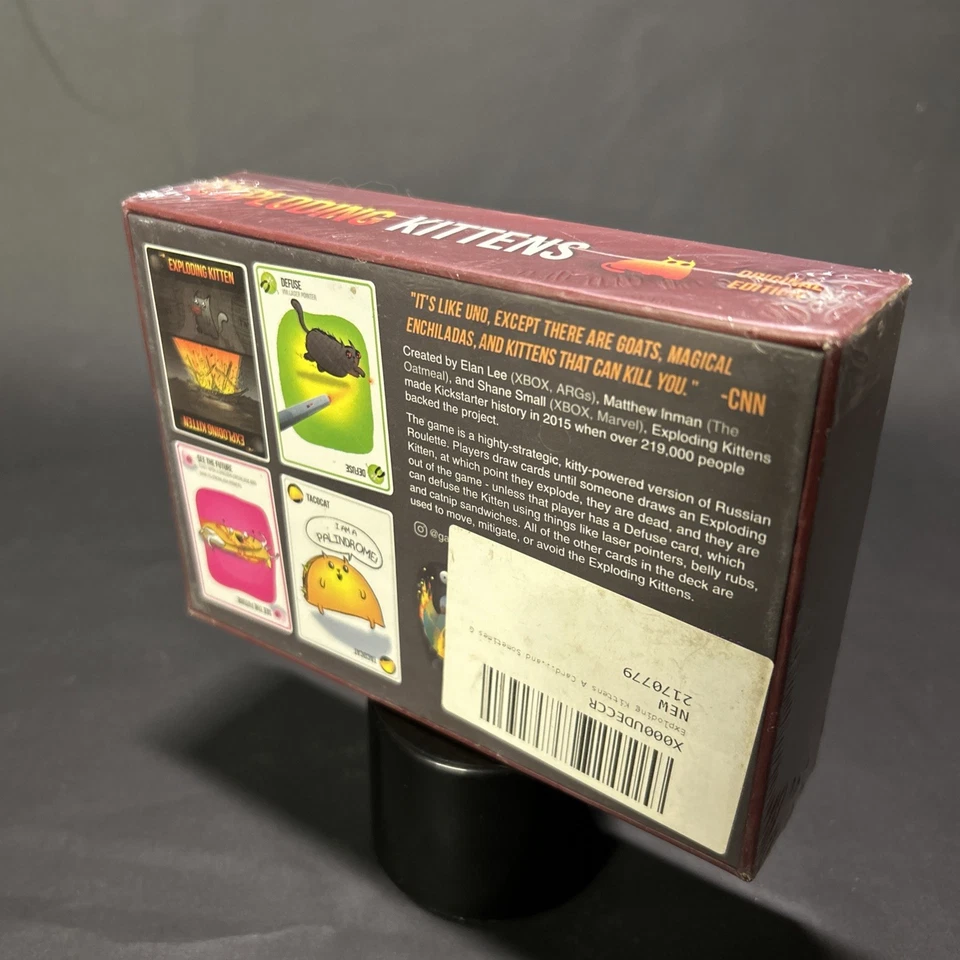 Exploding Kittens Card Game For Ages 7+ For 2-5 Players funny party gift NEW - Image 2 of 4