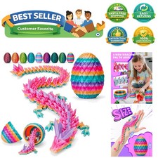 Eco-Friendly 3D Printed Dragon Egg with Surprise Reveal - Perfect for Kids 5-12