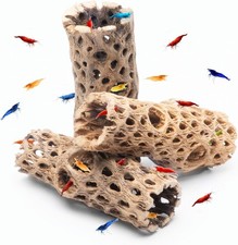 SubstrateSource Natural Cholla Wood - Driftwood for Aquariums, 4 Inch, 1pc