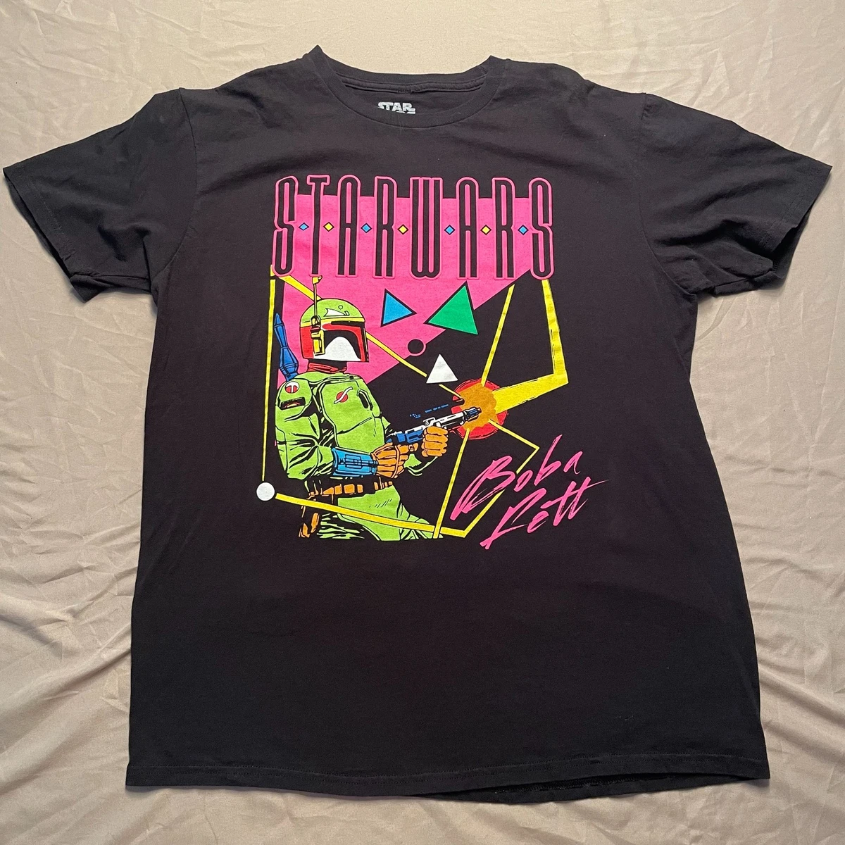 T-shirt Star Wars de 1977 délavé bleu