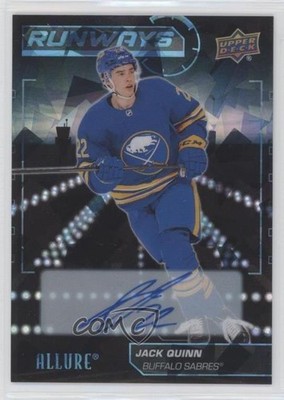 2022-23 Upper Deck Allure Runways Blue Auto Jack Quinn #RW-7 Auto 06cs