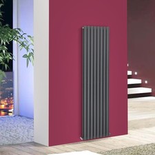 Vertical Horizontal Designer Radiator Oval Column Central Heating With Valves