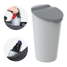 Auto-Mülleimer Grau Mini mit Deckel faltbar Auto Büro Reisen