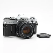 Canon AE-1 SLR Film Camera Kit w/ FD 50mm f1.8 Lens #893