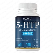 5‑HTP 100 mg Veggie‑Kapseln, 60 Stück Nahrungsergänzung für Erwachsene &