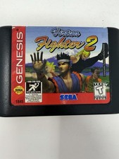 Virtua Fighter 2 (Sega Genesis, 1996) Authentic Game Cartridge