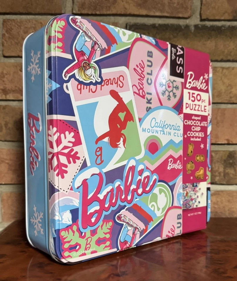 BARBIE 150 PC PUZZLE WITH CHOCOLATE CHIP COOKIES INCLUDED SEALED NEW - Image 4 of 4