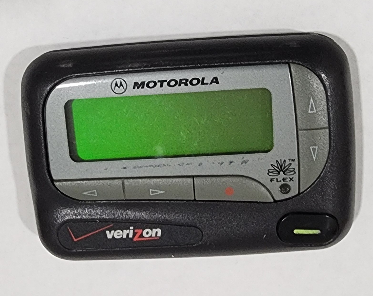Coque Clip Ceinture Motorola BRAVO FLX - Pager Vintage, Uniquement OEM, Rouge