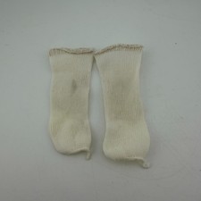 American Girl 18" Doll REPLACEMENT Basic White Ribbed Ankle SOCKS Pair 