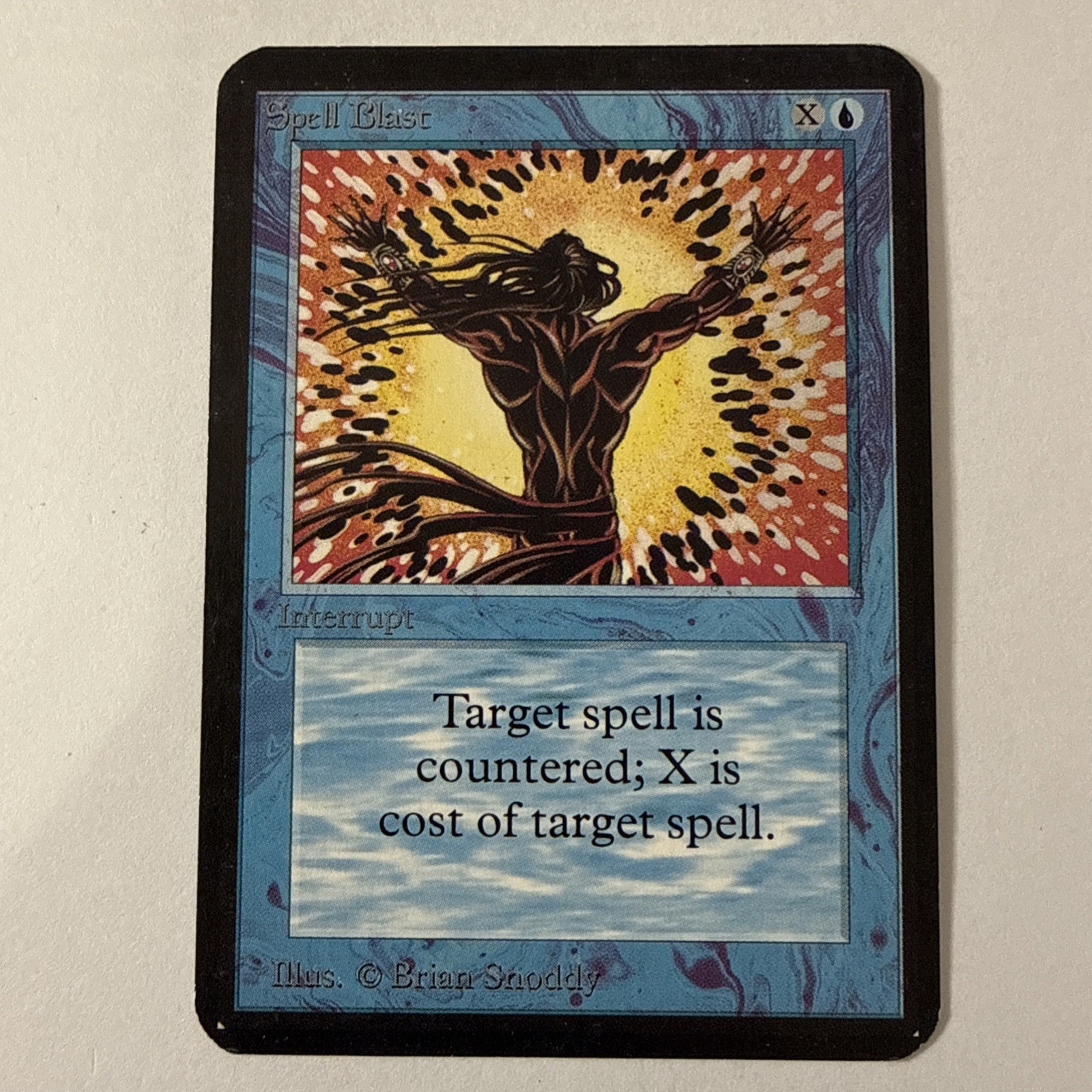 MTG: Spell Blast -Alpha-  Magic The Gathering - Free Shipping - 1st Edition