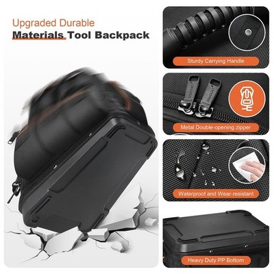 Tool Backpack Heavy Duty – LOKASS Tool Backpack with Molded Base
