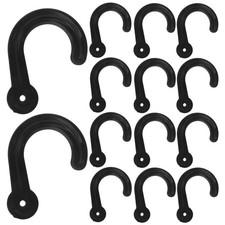 100 Pcs Plastic Included Hooks Hanger for Fabric Sample Bathroom Towel