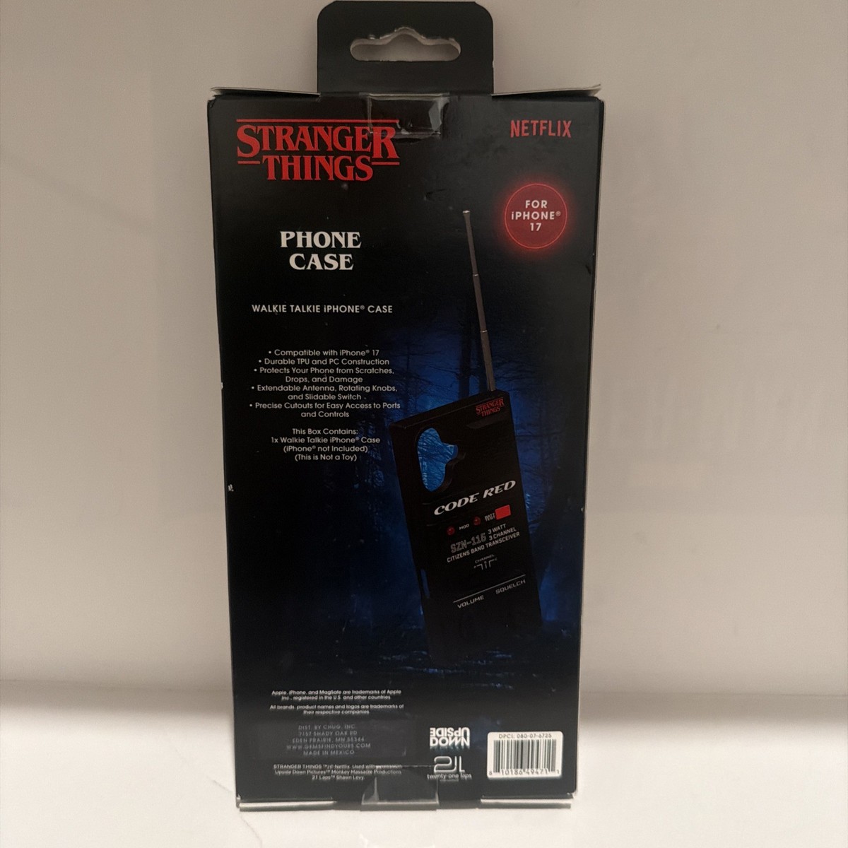 Stranger Things Netflix Code Red iPhone 17 Case New In Box | eBay