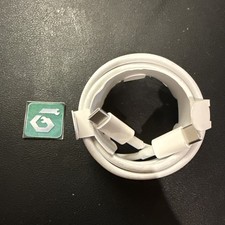 Apple Genuine OEM A1739 USB-C to USB-C 2M 6.6 ft Cable White Open Box