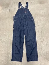 Vintage 80s Big Mac Denim Bib Overalls Mens XLarge Made In USA 47 X 33 READ