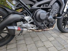 Yamaha MT09 XSR900 Tracer Full Stainless Exhaust System Akrapovic Decal Lextek 