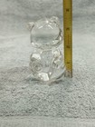 Fenton Clear Glass Sitting Bear BLANK  — photo 7