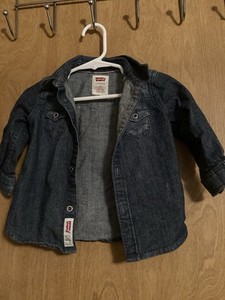 Levi's Baby denim Button Up Jacket Size 6/9 Months