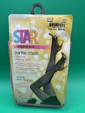 Spanx Star Power Patterned Shaping Women Tights C Nouveau Black Diamond (140-180