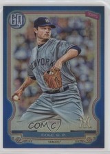 2020 Topps Gypsy Queen Box Topper Chrome Blue Refractor 95/99 Gerrit Cole d0b