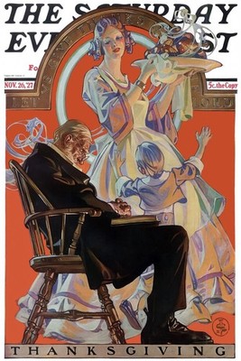   Thanksgiving Classic - The Saturday Evening Post Poster 24x36