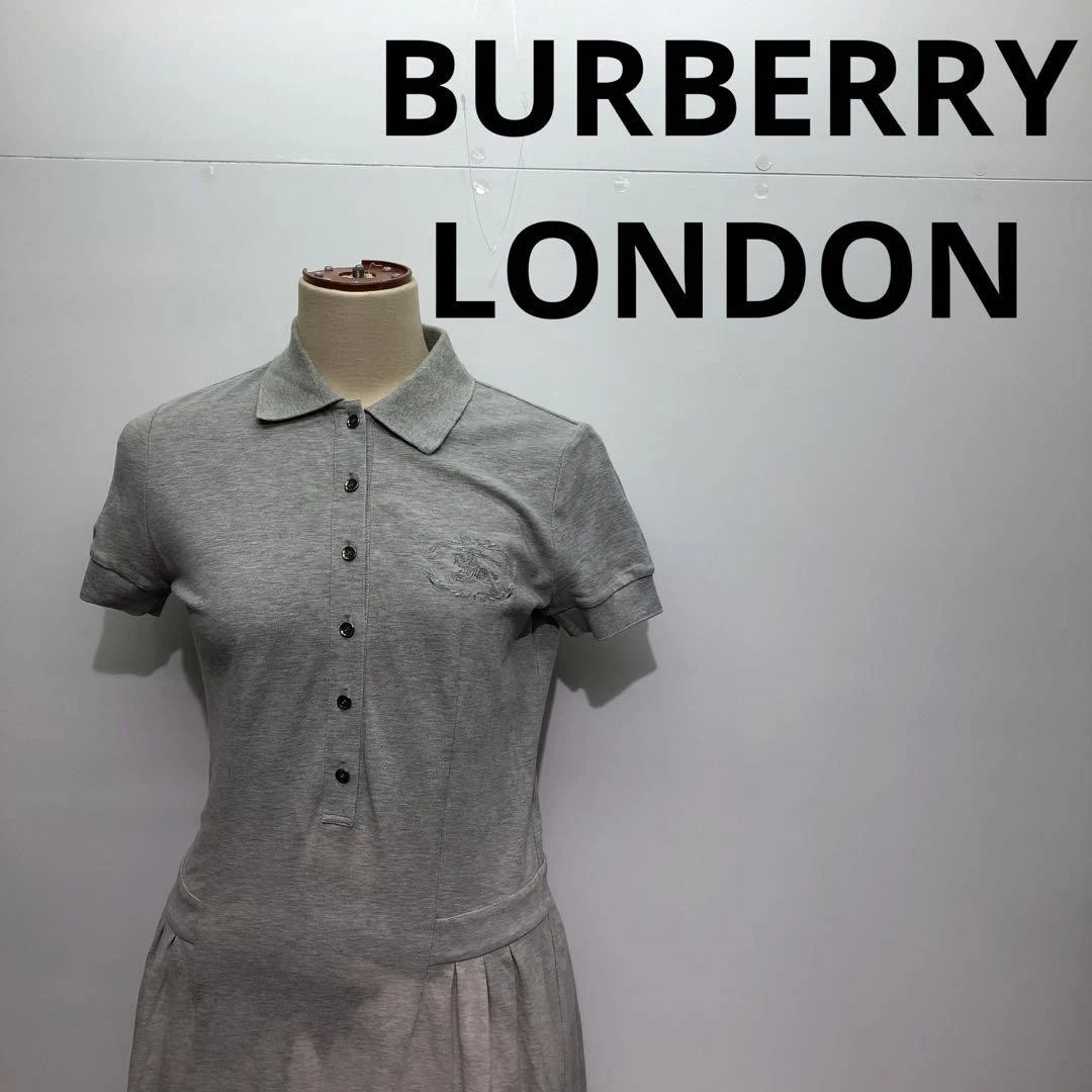 Burberry London Polo Camicia Vestito Donna Moda dal Giappone