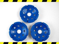 3 DISQUE PLATEAU MEULE DIAMANT 100mm PONÇAGE BÉTON COLLE