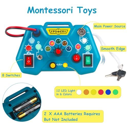 Montessori Busy Board Toys for Toddlers 13 Baby Game Autism Sensory
