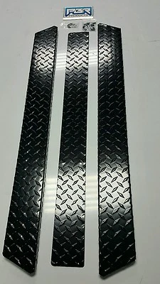 PBR PRODUCTS YAMAHA GOLF CART BLACK DIAMOND PLATE ROCKERS G14 G16 G22 Rocker panels and kick