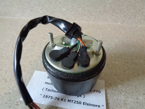 NOS 1975 1976 Honda MT-250 K1 Elsinore Tachometer Tach Gauge # 37250-358-770 - Picture 12 of 12