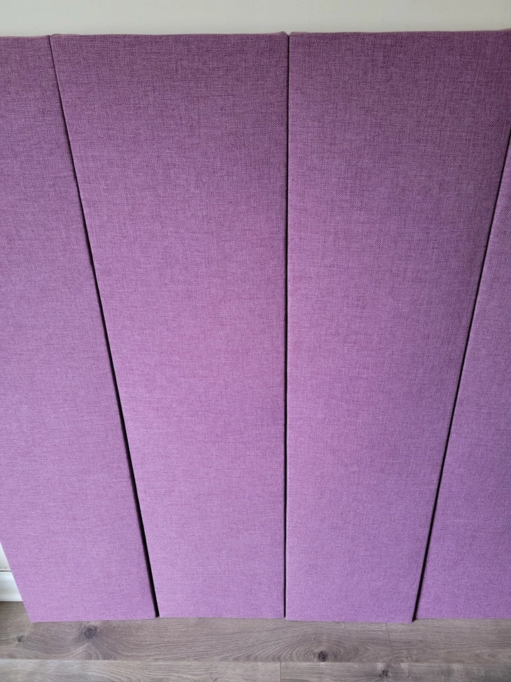 6 paneles de pared acústicos absorbentes de sonido malva púrpura - Juego de 6 Foto 2 de 4