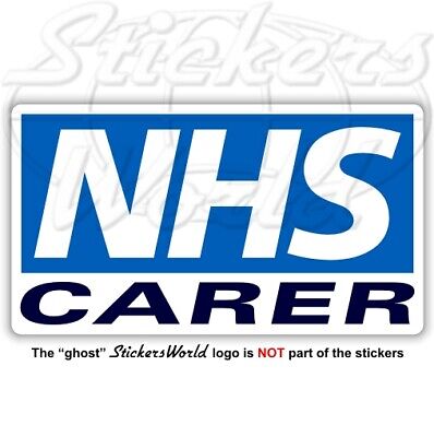 NHS KEY WORKER Bumper Stickers 115mm Virus Support our Heroes Charity x2
