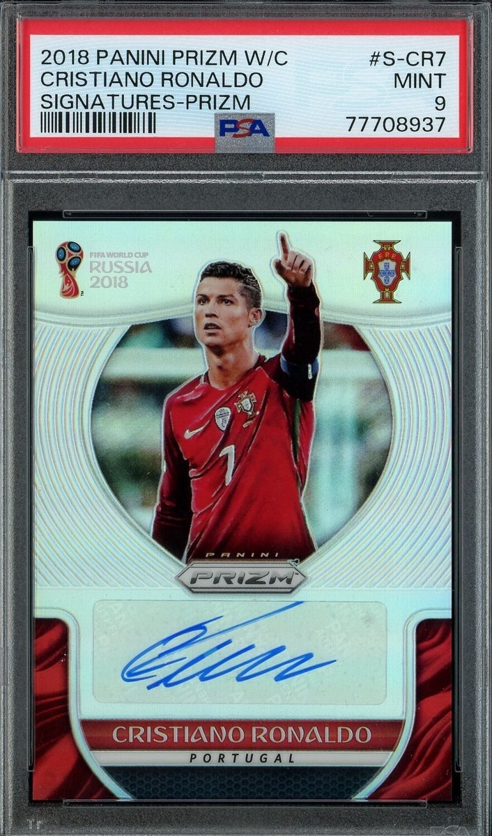 2018 Panini Prizm World Cup SILVER Cristiano Ronaldo AUTO 2018 Panini Prizm World Cup SILVER Cristiano Ronaldo AUTO
