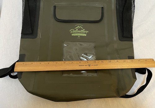 Relentless Recreation 30L Dry Bag backpack Green Kayaking, Boating, Hiking, Camp - Picture 14 of 15