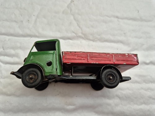 VINTAGE POSTWAR 15CM TRIANG MINIC TOYS TINPLATE DELIVERY LORRY TRUCK CLOCKWORK - Picture 4 of 6