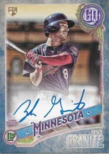 2018 Gypsy Queen ZACK GRANITE RC Auto AUTOGRAPH Indigo #/150 - TWINS- #GQA-ZG