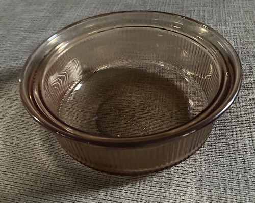 Vintage VISIONS - C-16-B - 1 Pint / 450 ml - Ribbed Amber Glass - Made In USA - Bild 11 von 11