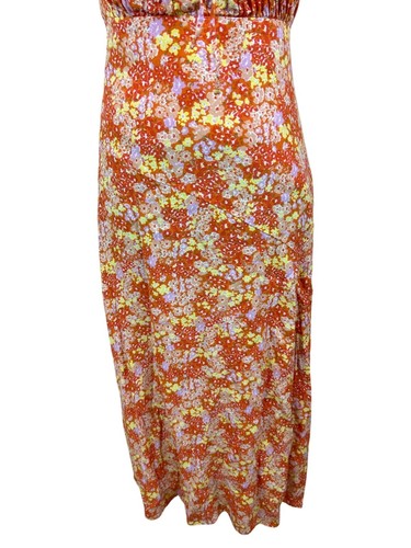 ASTR the Label Elsie Floral Milkmaid Coquette Sleeveless Midi Dress XS - Picture 3 of 12