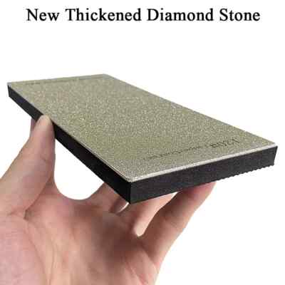 Thick Polishing Diamond Plate Sharpening Stone With Leather Set Stone Whetstone