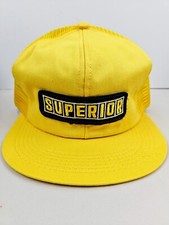 Vintage USA MADE K-BRAND Superior Patch Trucker Hat Snapback Dad Cap
