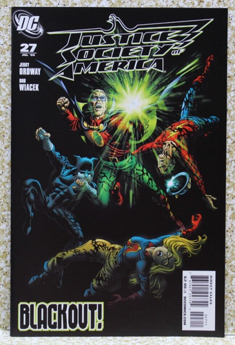 Justice Society Of America Blackout #27 2009 J. Ordway B. Wiacek VF/NM - 第 1/6 張圖片