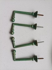 ♥  Lot de 4 Gonds Crochets pour embrasses rideaux ♥