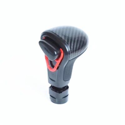 Carbon Fiber Black Gear Shift Knob Handle Shift Lever for Audi A4 A5 2008-2016