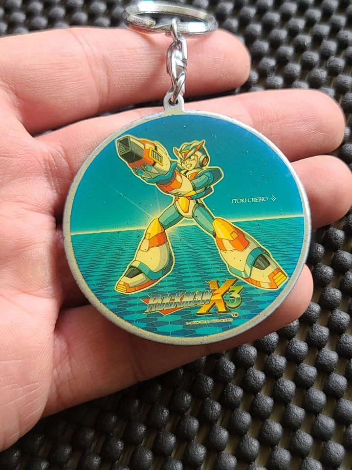 Capcom MegaMan RockMan EXE 3 Llavero Promo Raro Battle Network SNES Nintendo Foto 3 de 4