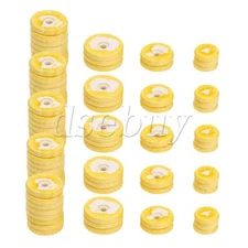 5 Kits Yellow Felt Flute Pads Set 0.3cm Thickness Flutes Repairing Parts