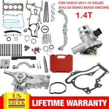 Timing Chain & Locking Tool Gasket & Water Pump For Cruze Sonic Buick Trax 1.4L