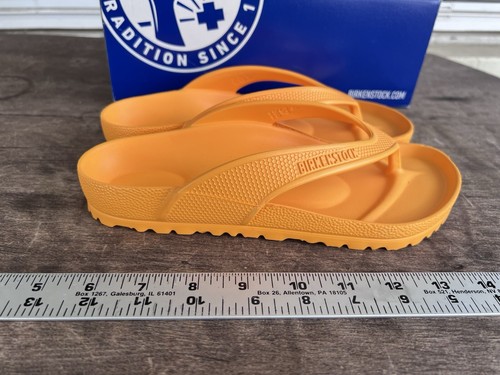 Birkenstock Honolulu EVA Womens Sandals Flip Flops Orange Sz EU 37 US 6-6.5 NWT - Picture 7 of 11