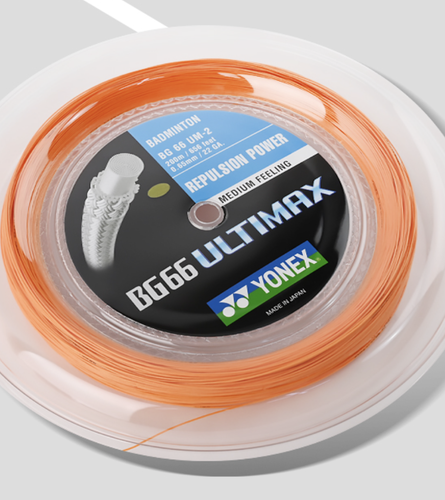 YONEX BG-66 ULTIMAX Badminton Racquet String 0.65mm 200m 656ft 22GA BG66UM-2 - Picture 7 of 16