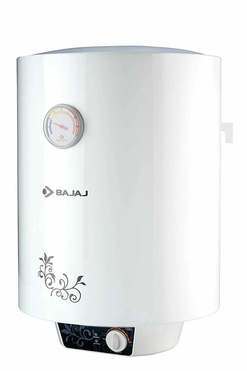 Bajaj New Shakti Vertical Water Heater 3 Pin Plug. High Pressure 10 Litre  White | eBay